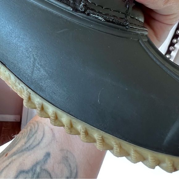 Liz Claiborne Winter/ Rain Boots Memory Foam LC Redonda Black Winter Boots Sz 6 - Picture 8 of 15